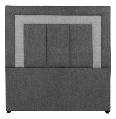 Cabecera Matrimonial Dicasa Bora Gris / Gris Claro Color Gris/gris Claro