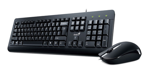 Teclado Y Mouse Genius Km-160 Usb Negro