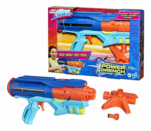 Nerf Super Soaker Lanzador De Agua Power Drench +8 Años