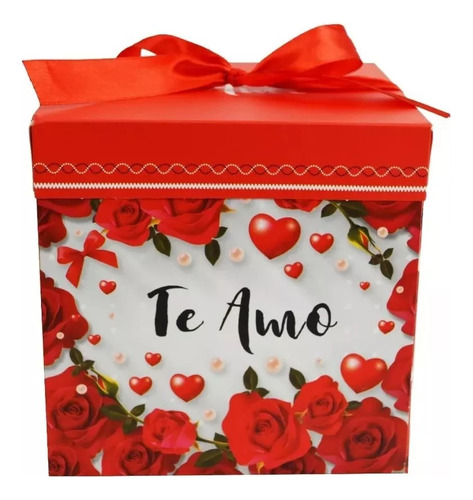 Caja De Regalo Amor Y Aniversario 22 Cm
