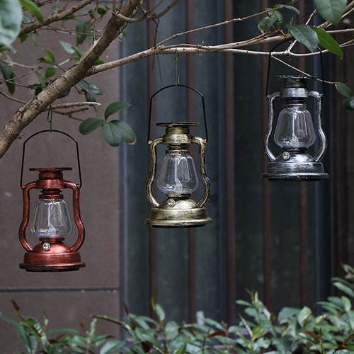 Imagen 9 de 9 de Lámpara De Vela Colgante Con Energía Solar, Retro, Led