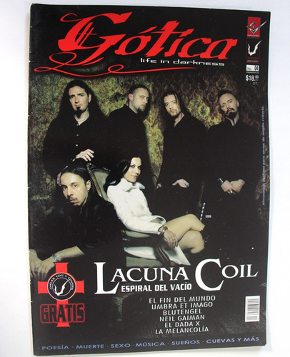 Gusanobass Revista Gotica N4 Lacuna Coil Umbra El Imago Dada