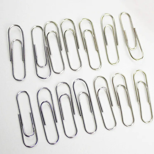 Clips De Metal Para Pepel Foska 33mm 10 X 100