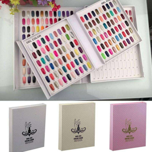 T Libro De Gráfico De Visualización De Color De Uñas Rosado