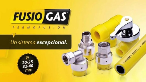 Imagen 6 de 7 de Tubo Fusiogas Saladillo Fusion Gas 20 Mm X 4 Metros