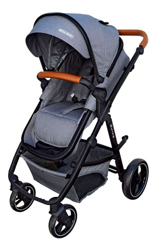 Imagen 2 de 5 de Coche Mega Baby Bebe Convertible 3 En 1 Con Huevito Y Moises