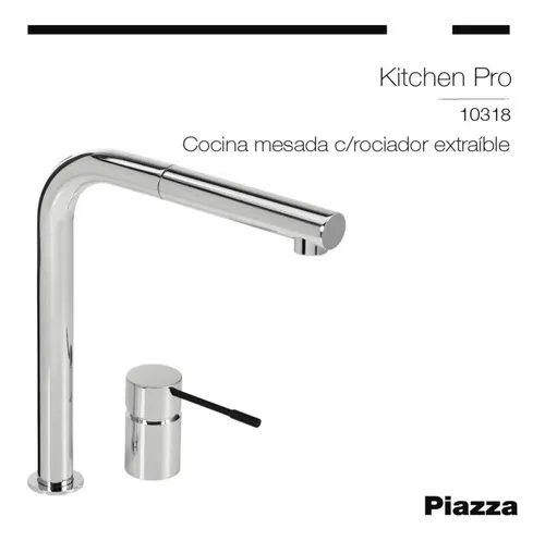 Griferia piazza online kitchen pro