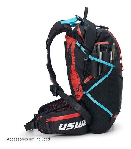 Mochila De Aventura Uswe Hajker 18 S, Carbon Black