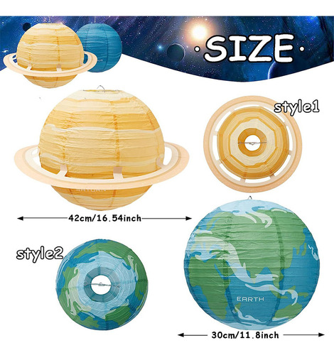 Linternas Colgantes Del Sistema Solar Para Decorar Planetas