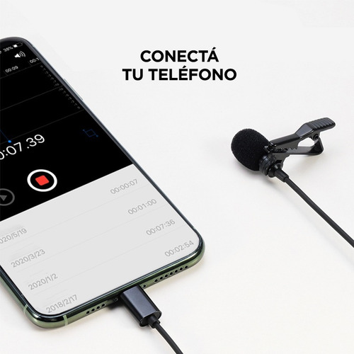Micrófono Corbatero Lightning Para iPhone iPad Profesional