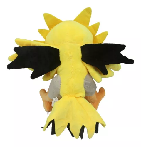 Zapdos Pelúcia Pokémon Elétrico Lendário 27cm Pronta Entrega