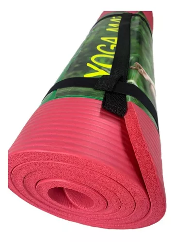 Colchoneta Mat Para Yoga Y Fitness Extra Grueso 15 Mm
