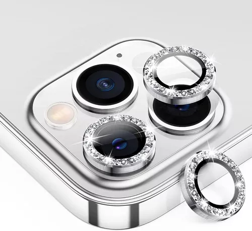 Vidrio Templado Camara Brillo Para iPhone 14, Pro Max Strass