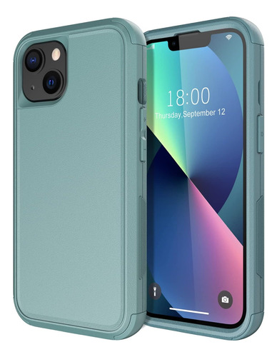 Funda Diverbox Para iPhone 13- Verde Pino