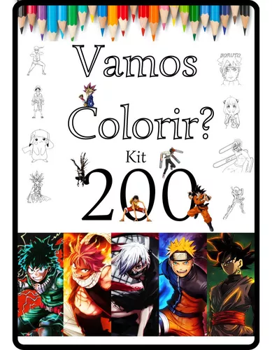 5 Desenhos do Dragon Ball Z para Colorir - Amor de Papéis