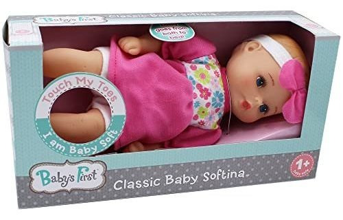 Primer Muñeca De Bebé 11  Clásico Softina Con Bo7ah
