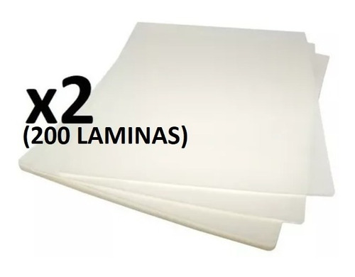 100 Laminas De Plastificar Carnet Cedula 175 Micrones 65x90