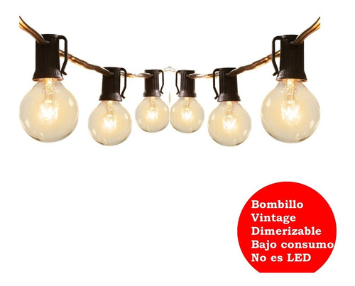 Imagen 2 de 8 de Extension De Luces Y Bombillos Vintage Exteriores Conector
