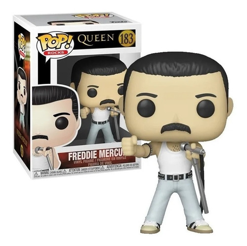 Funko Pop! Rocks Freddie Mercury #183