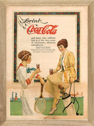 Coca Cola , Cuadro, Gaseosa, Bebida, Publicidad      P556
