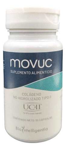 Colageno No Hidrolizado Tipo Ii / Ucii / Movuc 30 Capsulas Sabor Sin Sabor