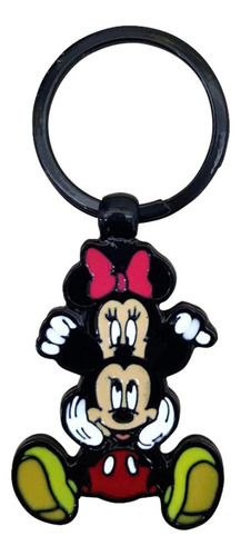 Llavero 1 Cara Personajes Mickey Y Minnie Mouse Per68