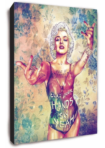 Lamina En Bastidor Marilyn Monroe - Picasso - Frida Kahlo