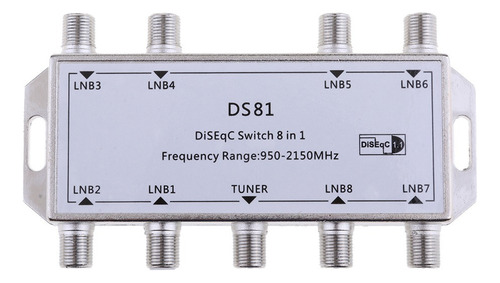 D Combinador De Saída Multiswitch Lnb Satellite Fta 8 Lnbf