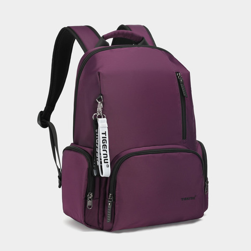 Mochila Tigernu Ejecutiva Para Notebook Morado T-b9178