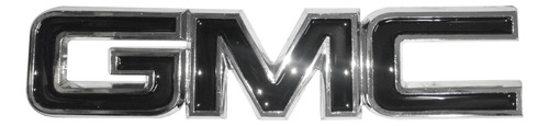 Emblema Frontal Parrilla Gmc 7.5cm Alto X 34cm Largo Negro