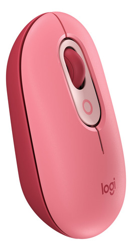 Mouse Logitech Inalámbrico Bluetooth Pop Rosa Emoji