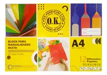 Comprar Block De Papeles Surtidos \u002F Manualidades 40hojas
