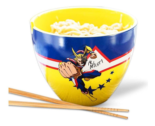 Mi Academia De Héroe Todo Podría Ramen Bowl | Tazón De 16 Oz