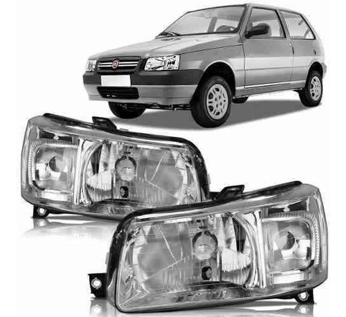 Juego Optica Fiat Uno Fire 04 05 06 07 08 09 10 11 12 13