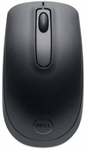 Mouse sem fio USB Dell Wm118 02c6j8, cor preta