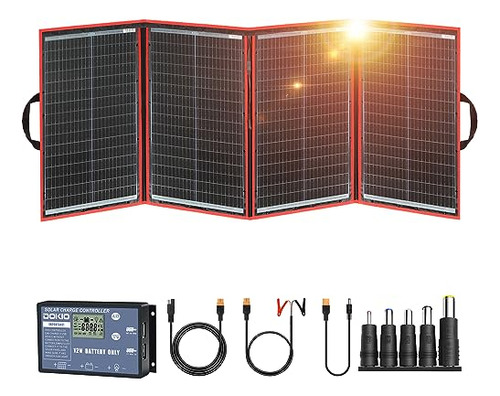 Kit De Panel Solar Plegable Portátil De 220 W 18 V (29...