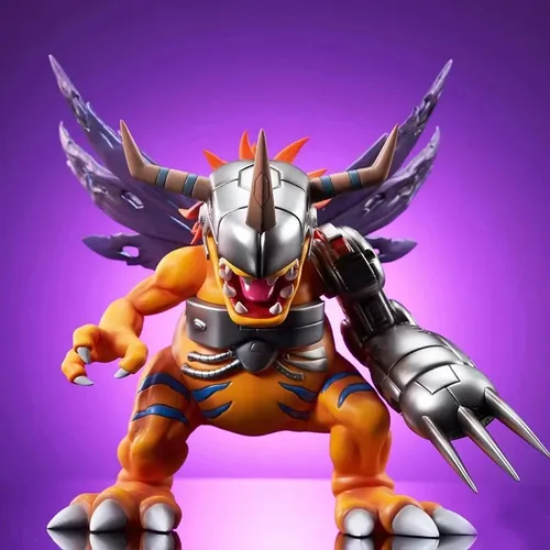 Figura De Acción Digimon Adventure Metal Greymon Anime De 18