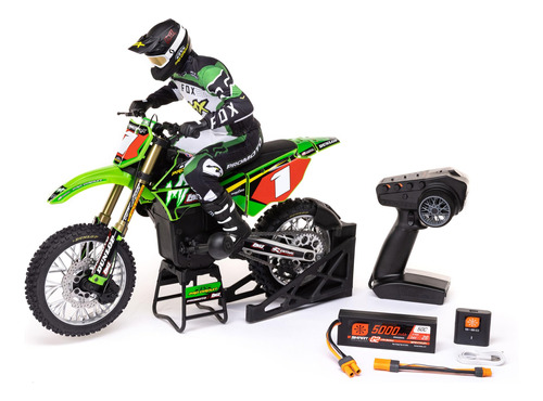 Losi Rc Motorcycle Promoto-mx 1/4 Moto Lista Para Funcionar