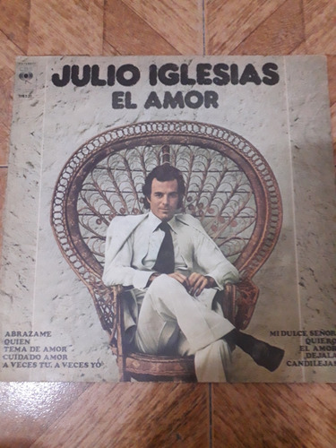 Vinilo Julio Iglesias El Amor Año 1975