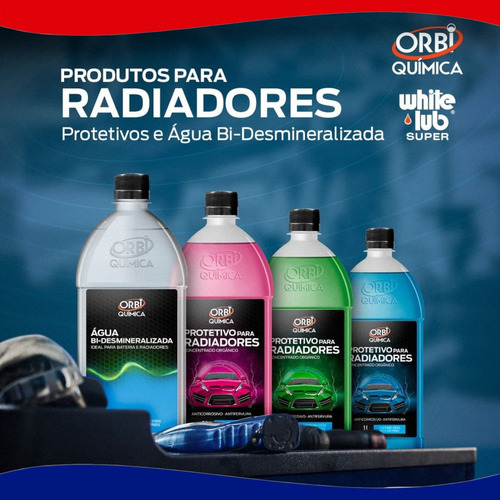 Agua Desmineralizada P Radiadores Baterias 4 Litros Orbi