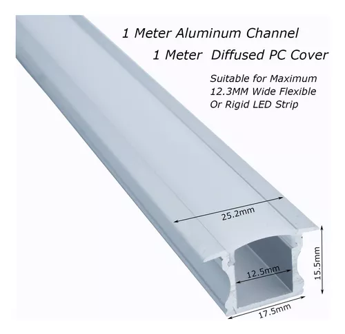 Litever Kit de tira de luces LED con interruptor activado por puerta para  armarios, caja fuerte en gabinetes. Luz diurna 5000K.