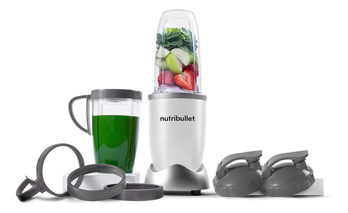 Licuadora Nutribullet 9pcs 900w Jarra Plástico Color Blanco