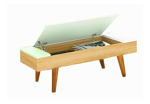 Mesa De Centro C/almacenamiento 1002 Leaves - Be Design