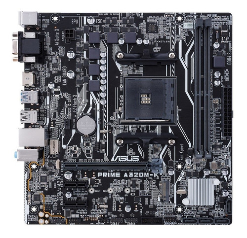 Imagen 3 de 8 de Motherboard Asus Prime A320m-k Am4 Ddr4 Usb 3.0 Hdmi A320