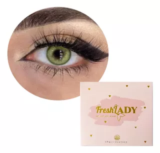 Freshlady Sorayama Green Lentes De Contacto Anuales Premium