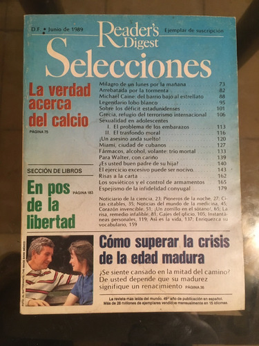 Revista Selecciones (junio 1989)