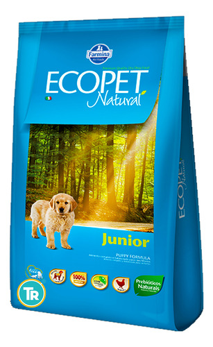 Comida Ecopet Junior / Cachorro 20 Kg +