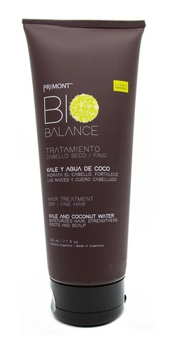 Tratamiento Primont Bio Balance Vegano Pelo Seco Fino 220ml