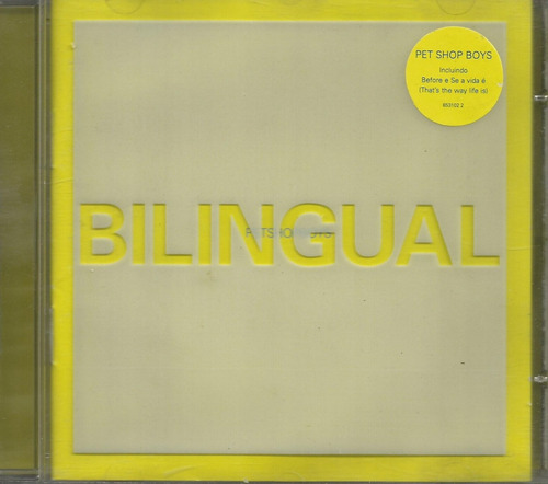 Cd - Pet Shop Boys - Bilingual - Lacrado