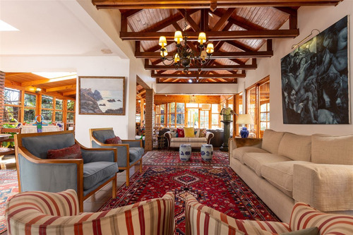 Gran Terreno Con Casa En Lo Barnechea